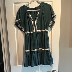 Madewell Green Dress, size M